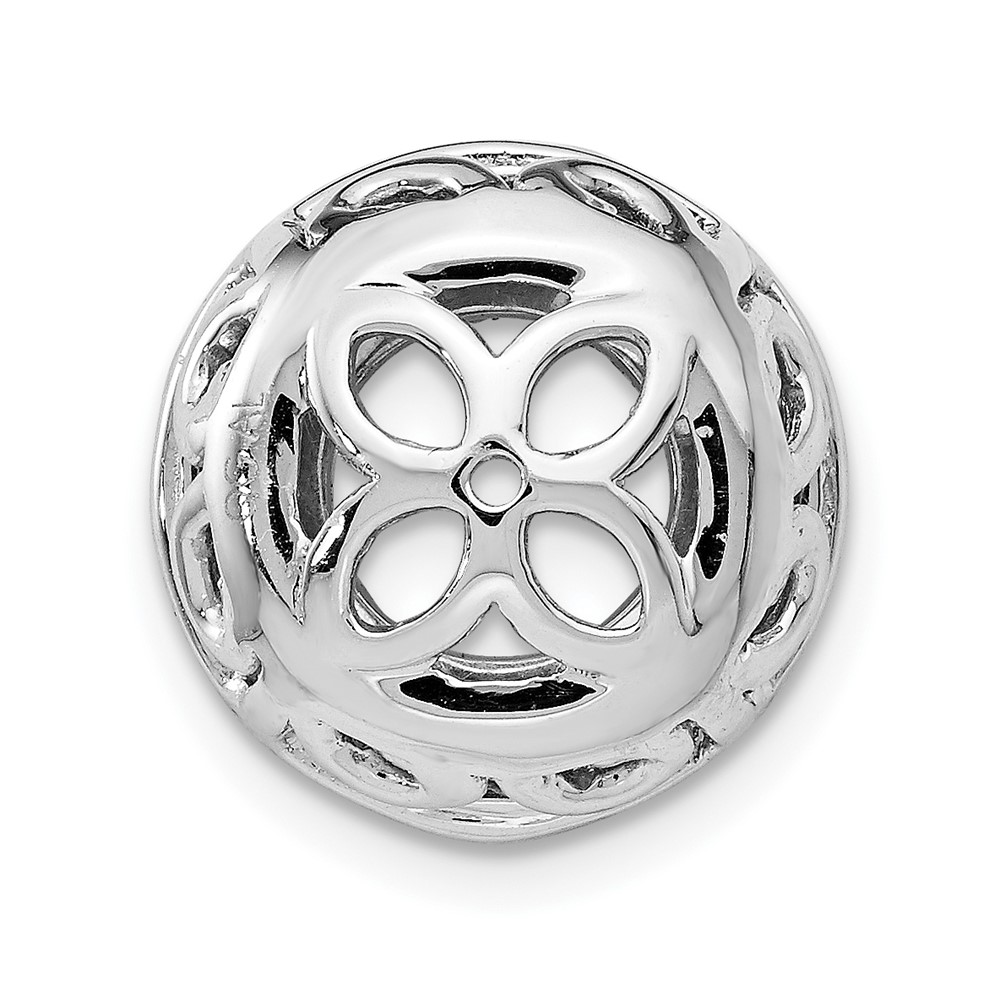 True Origin 14K White Gold 1 1/4carat Lab Grown Diamond VS  D E F  for 6-6.5 mm Studs Earring Jackets (EM1003-125-WLD)