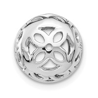 True Origin 14K White Gold 0.50 Carat Lab Grown Diamond VS+ F+ for 6.5-7mm Studs Complete Earring Jackets view 3