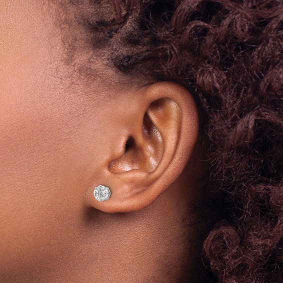 Gold Lab Grown Diamond Earrings
