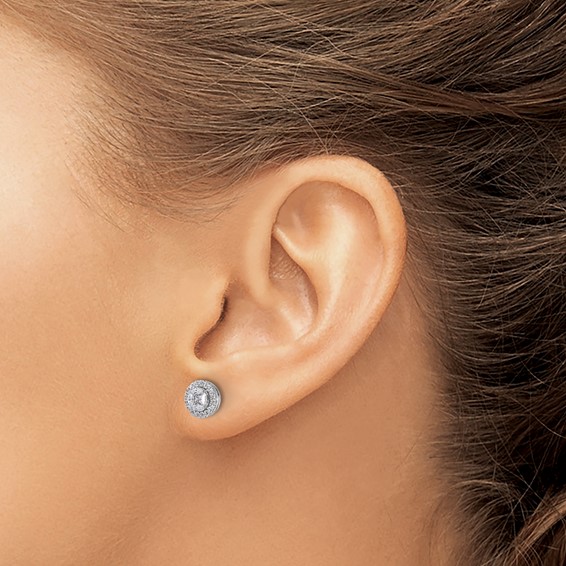 Gold Lab Grown Diamond Earrings