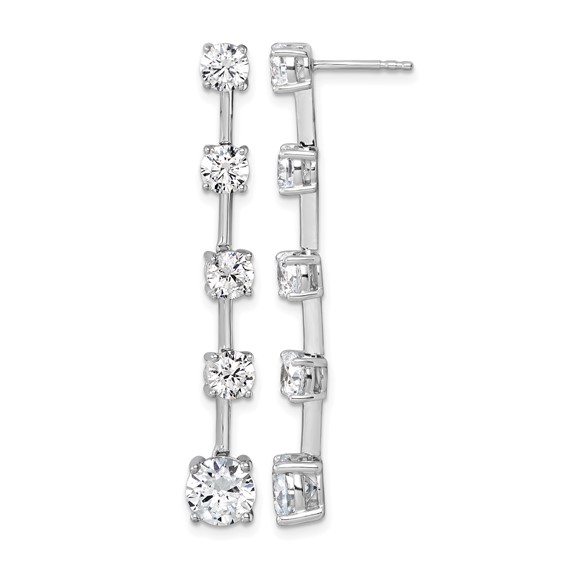 True Origin Lab Grown Diamond Post Dangle Earrings