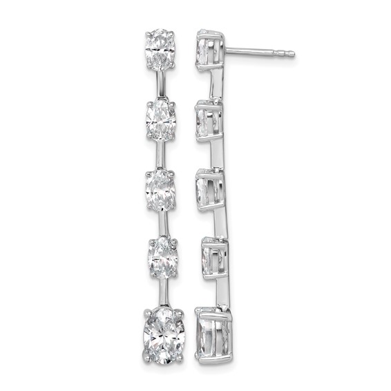 True Origin Lab Grown Diamond Post Dangle Earrings