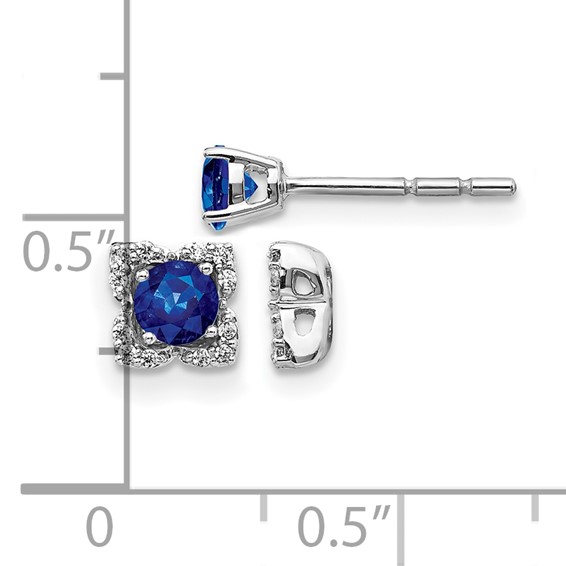 Gemstone & Diamond Earrings with Earring Jackets