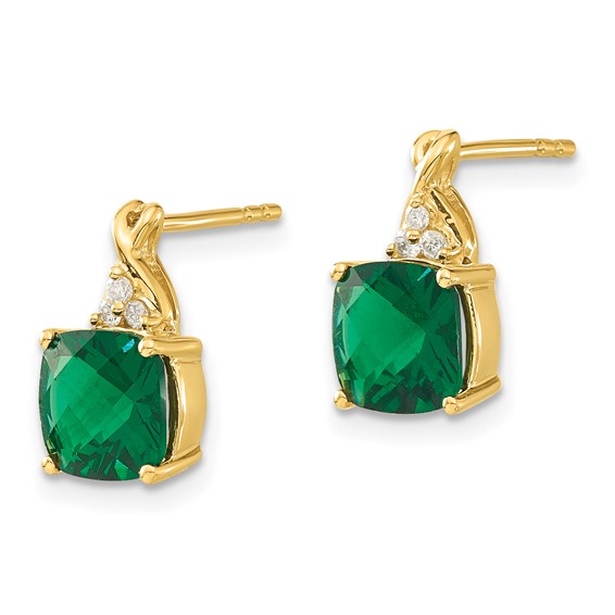 Gemstone & Diamond Earrings