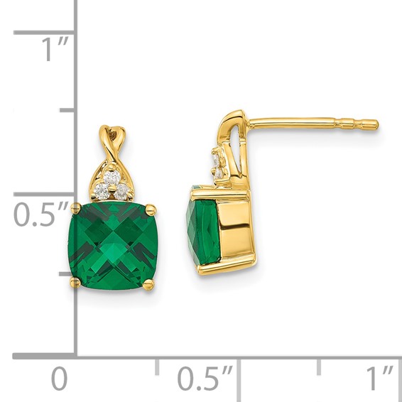 Gemstone & Diamond Earrings