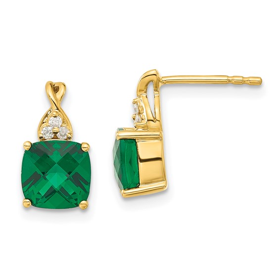 Gemstone & Diamond Earrings