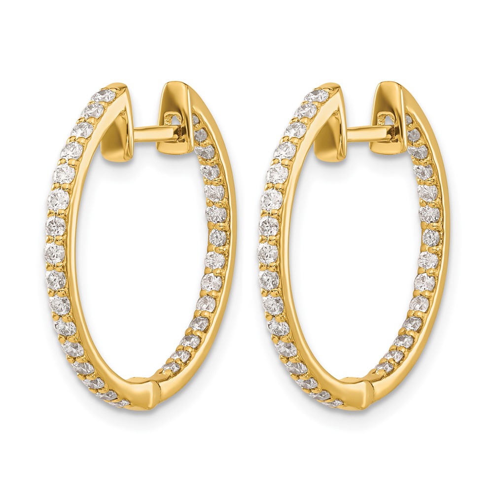 14k Diamond In/Out Hinged Hoop Earrings (EM5425-075-YA)