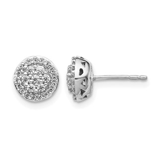 Diamond Cluster Post Earrings