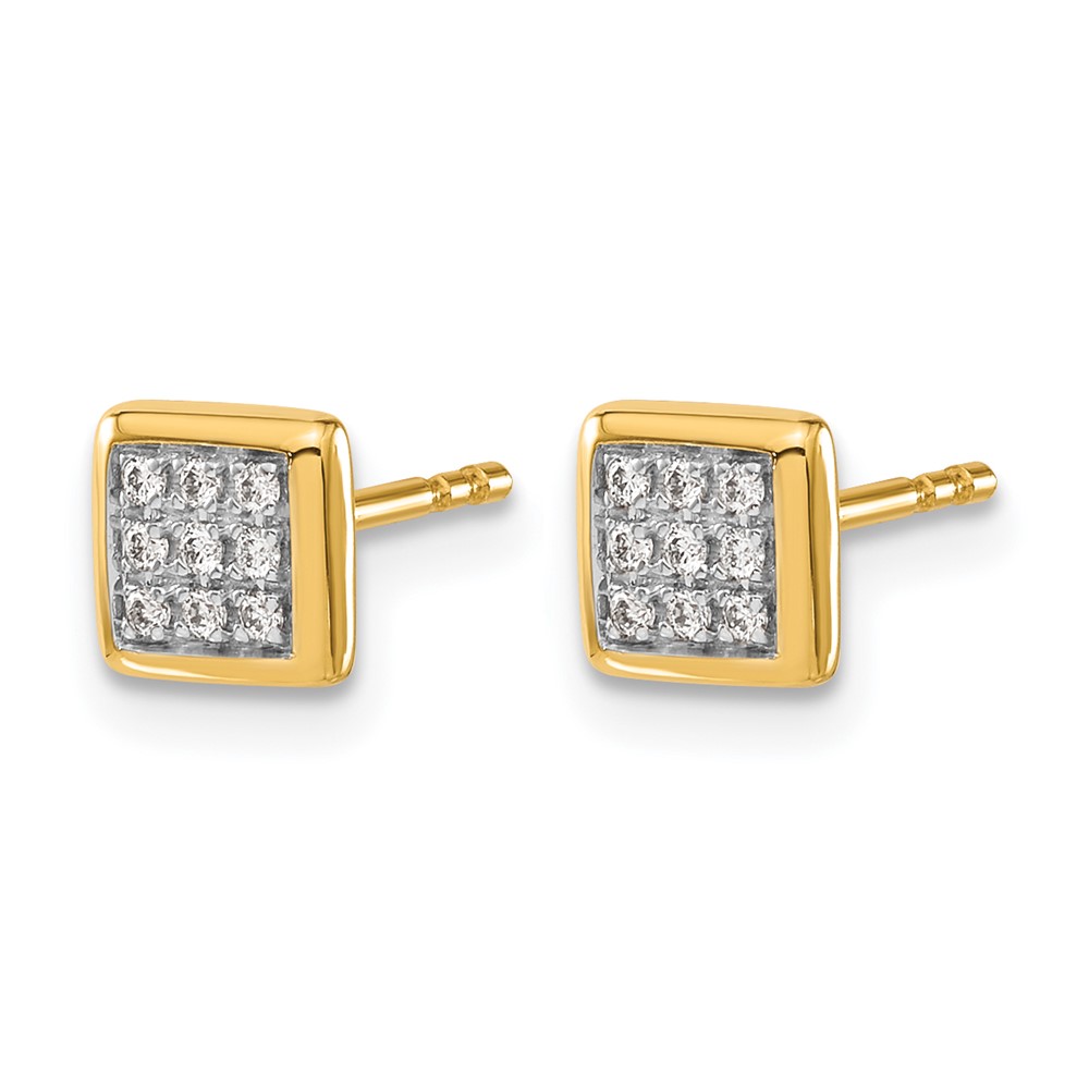 10k Diamond Post Earrings (EM5471-010-1YA)