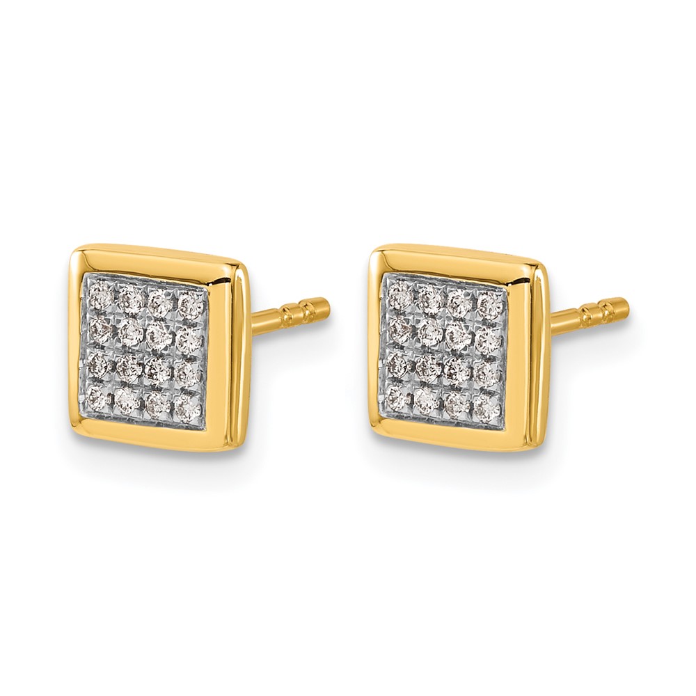 14k Diamond Post Earrings (EM5471-013-YA)