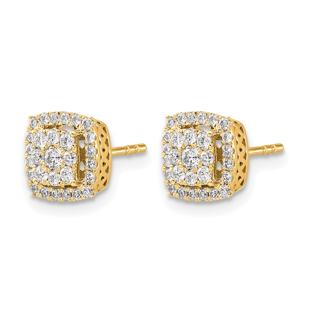 14k Diamond Post Earrings (EM5475-050-YA)