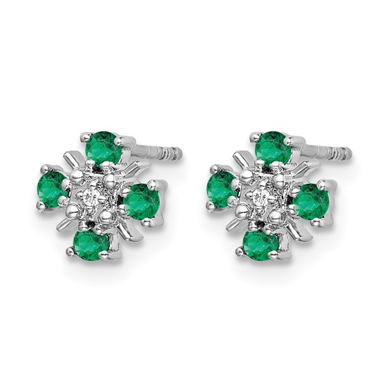 Diamond & Gemstone Post Earrings