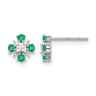 Diamond & Gemstone Post Earrings