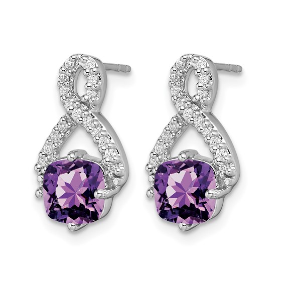 Gemstone & Diamond Earrings