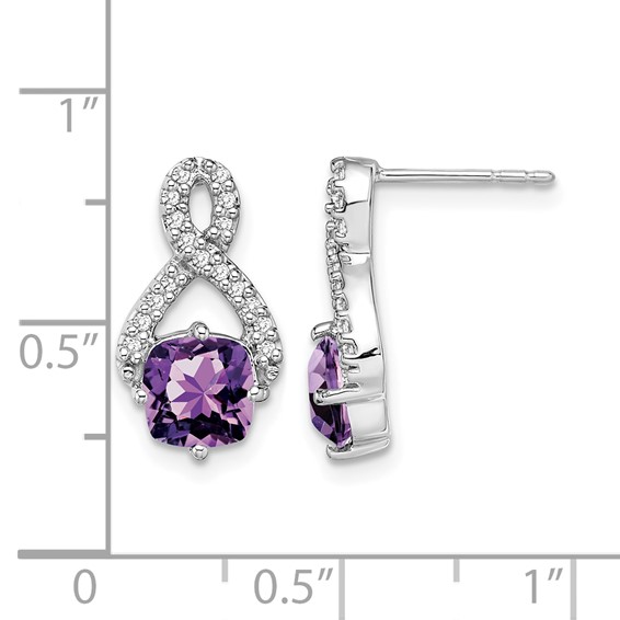 Gemstone & Diamond Earrings