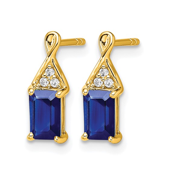 Gemstone & Diamond Earrings