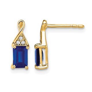 Gemstone & Diamond Earrings