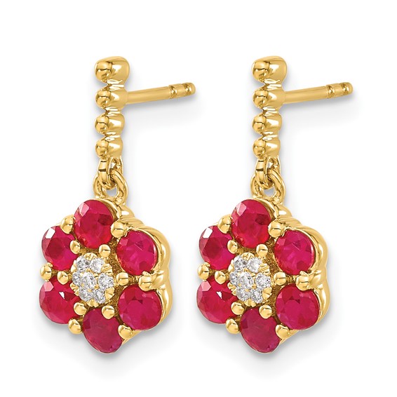 Gemstone & Diamond Earrings