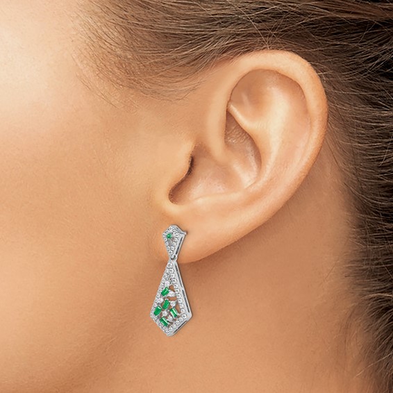 Gemstone & Diamond Earrings