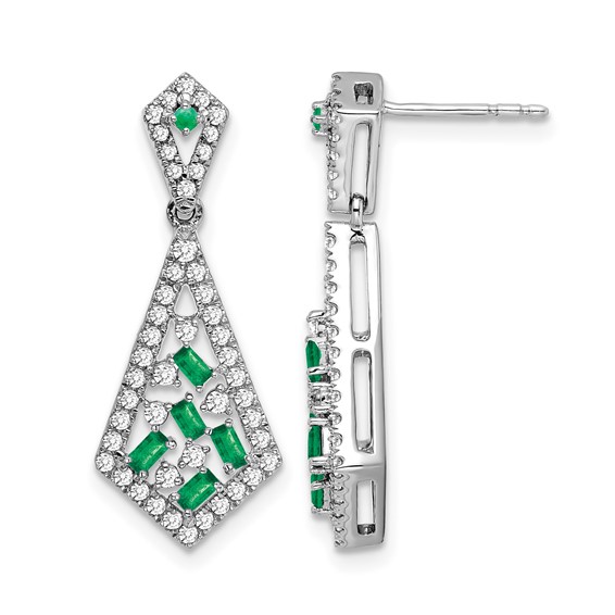 Gemstone & Diamond Earrings