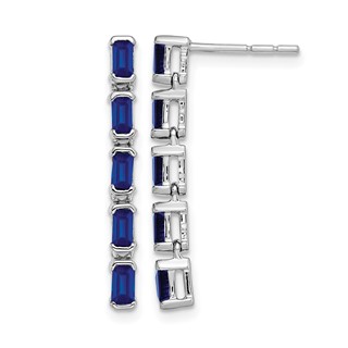 Gemstone 5-Stone Dangle Earrings