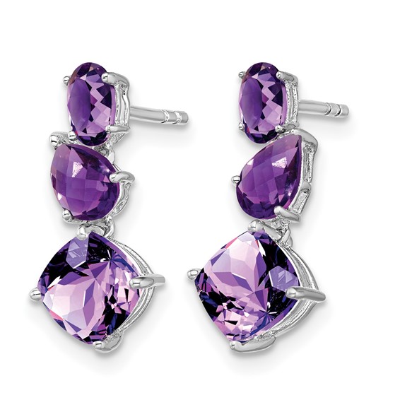 Gemstone Dangle Earrings                                  