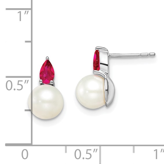 FWC Pearl & Gemstone Post Earrings