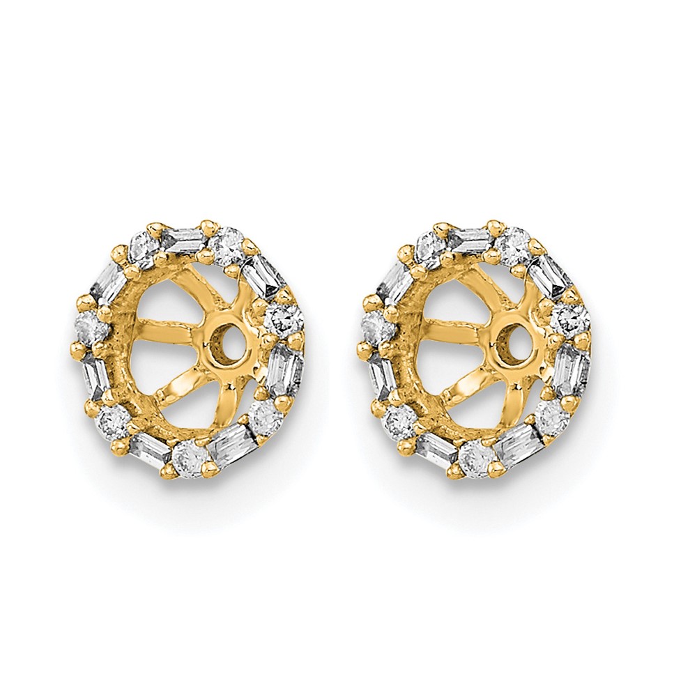 14k Diamond Earring Jackets (EM8579-007-YA)