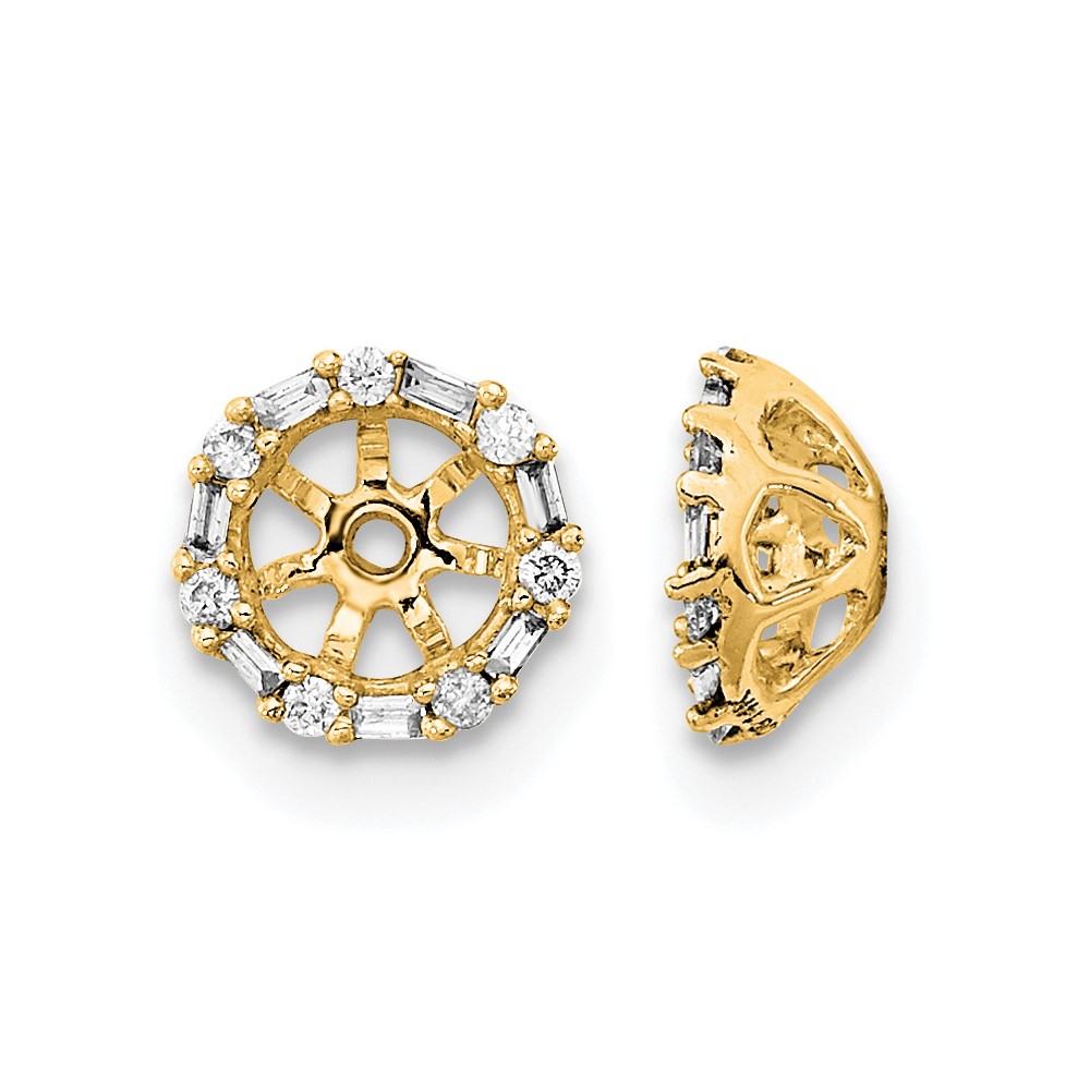 14k Diamond Earring Jackets (EM8579-007-YA)
