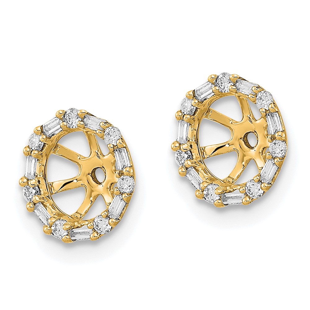 14k Diamond Earring Jackets (EM8579-020-YA)