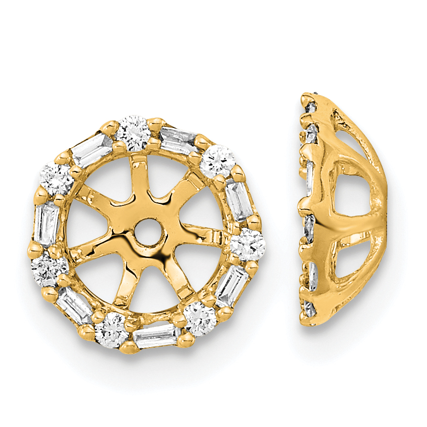 14k Diamond Earring Jackets (EM8579-020-YA)