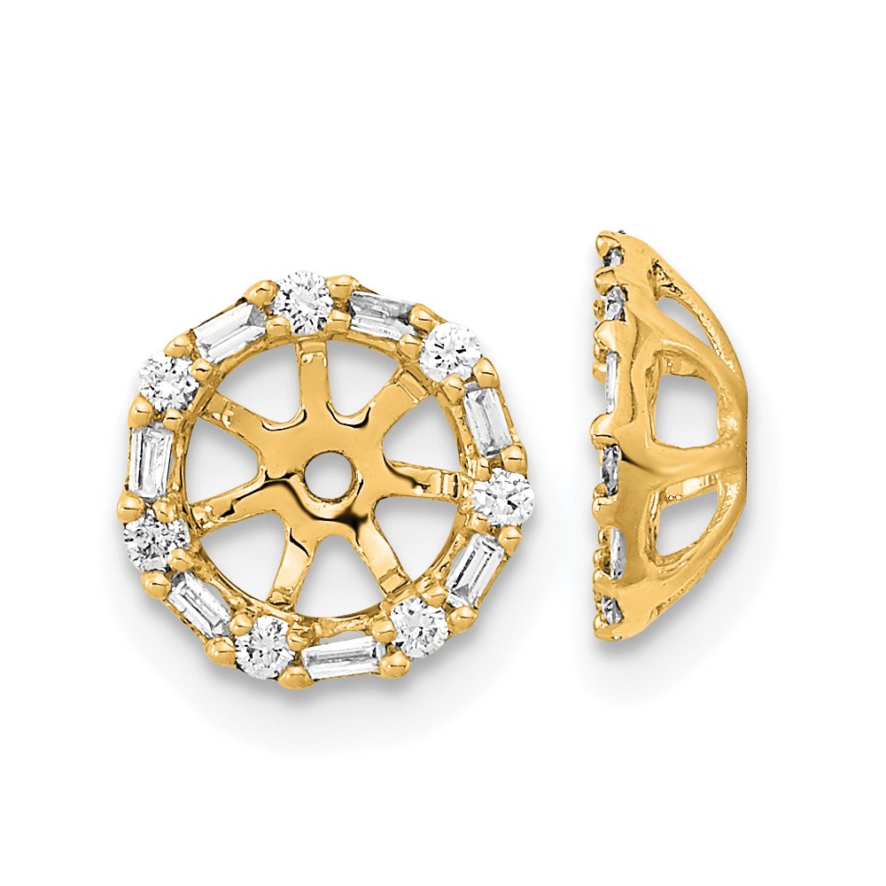 14k Diamond Earring Jackets (EM8579-020-YA)