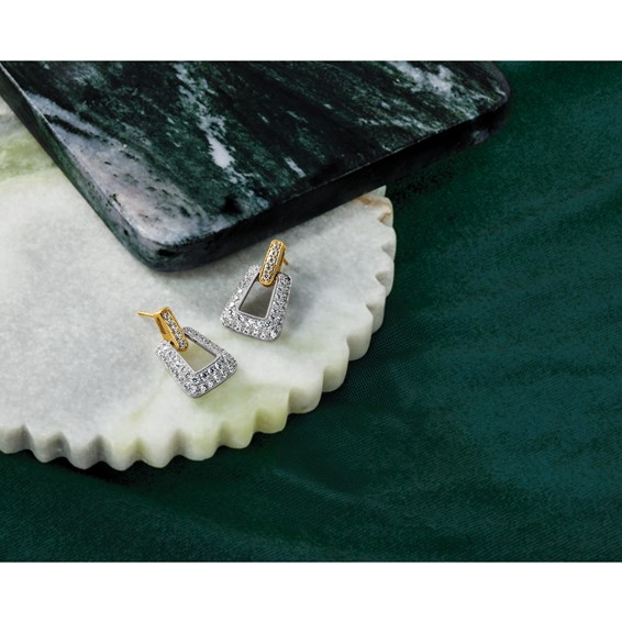 True Origin Lab Grown Diamond Fancy Earrings