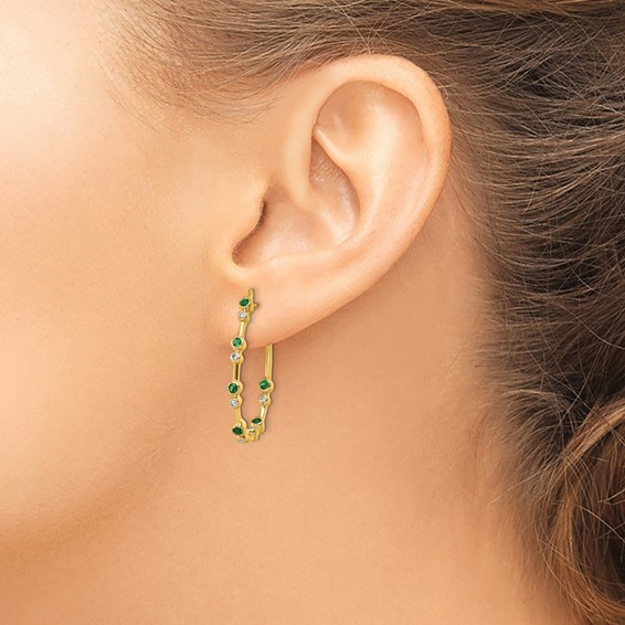 True Origin Lab Grown Diamond & Gemstone Earrings