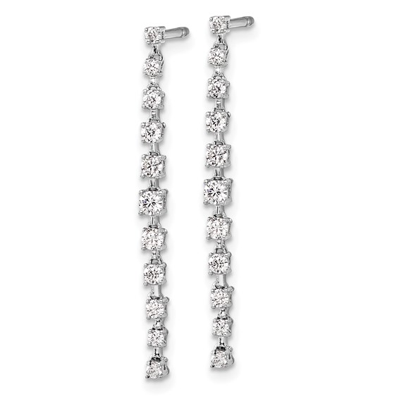 True Origin Lab Grown Diamond Post Dangle Earrings