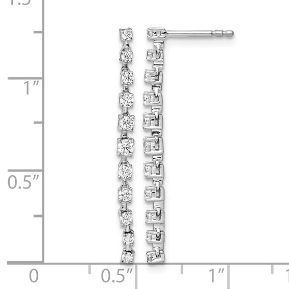 True Origin Lab Grown Diamond Post Dangle Earrings