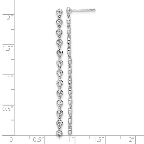 True Origin Lab Grown Diamond Post Dangle Earrings