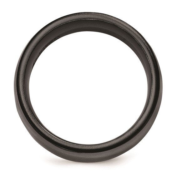 Edward Mirell Titanium Black Ti Polished 8.5mm Band