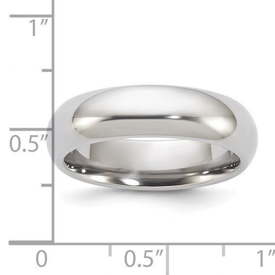 Edward Mirell Titanium 6mm Polished Band