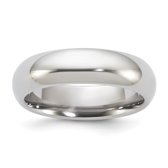 Edward Mirell Titanium 6mm Polished Band
