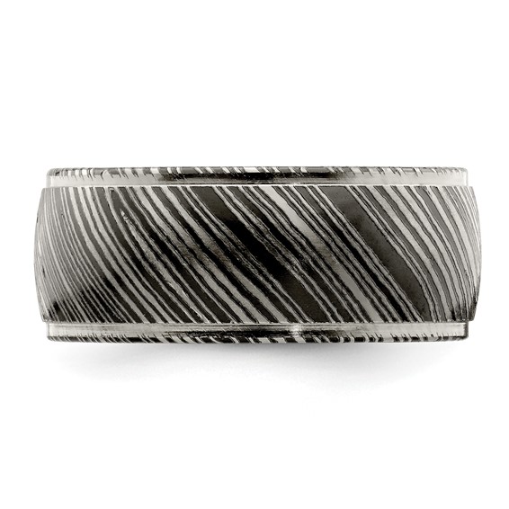 Edward Mirell Timoku Band 10mm Black Ti and Timoku Tri Dome Band