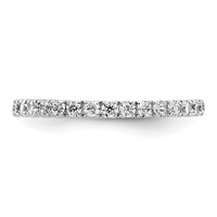 True Origin 14K White Gold 0.50 Carat Lab Grown Diamond VS+ F+ Complete Eternity Band view 3