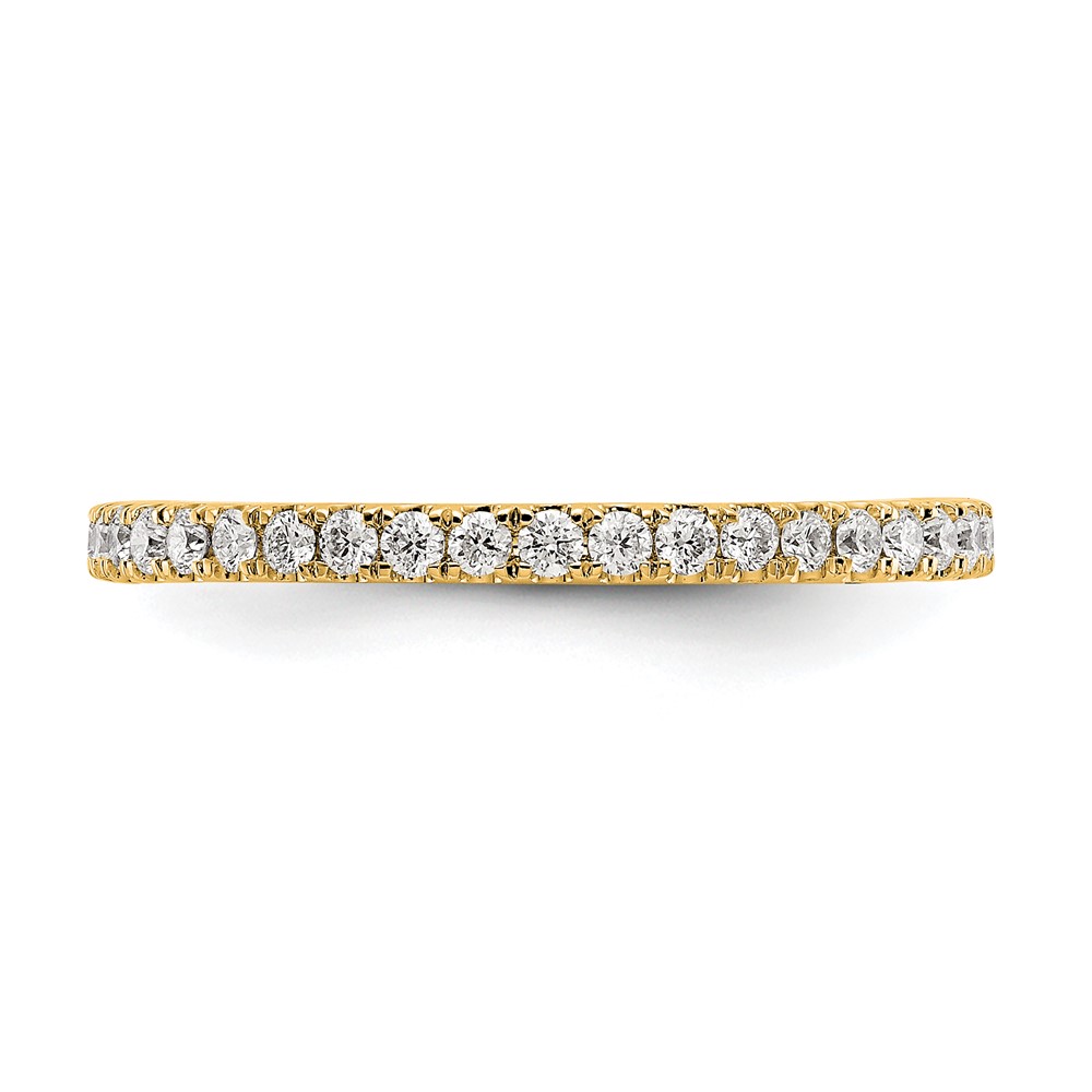 True Origin 14k 1/2 carat Lab Grown Diamond VS+ F+ Complete Size 9 Eternity Band (ET0005-050-9Y4LD)
