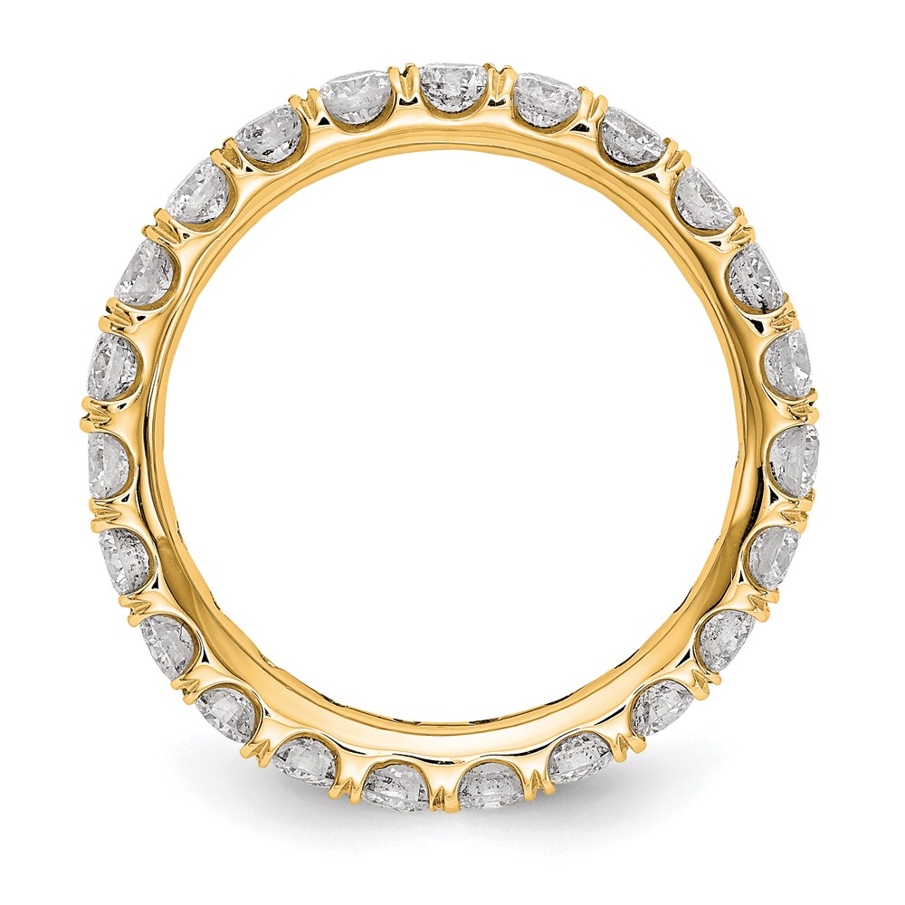 True Origin 14k 2 carat Lab Grown Diamond VS+ F+ Complete Size 8 Eternity Band (ET0005-200-8Y4LD)