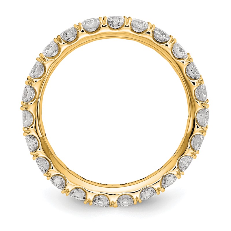 True Origin 14k 2 carat Lab Grown Diamond VS+ F+ Complete Size 6 Eternity Band
