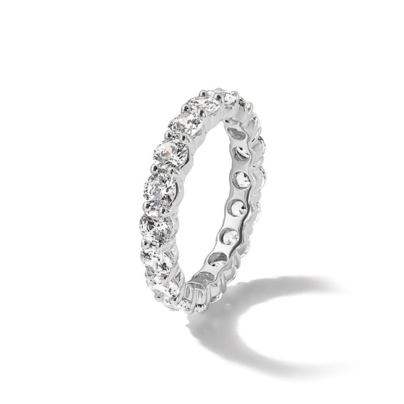 Platinum Lab Grown Diamond VS/SI+ G+ Eternity Band