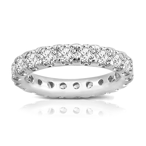 14K White Gold 3CT Uprg ET Mtg Only