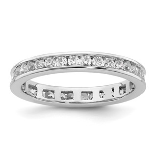 Platinum 1/2ct Channel Set Diamond Eternity Band