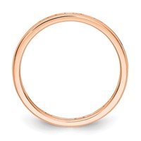 14K Rose Gold 0.50 Carat Lab Grown Diamond VS SI+ G+ Complete Channel Set Eternity Band view 3