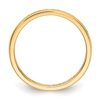 14K Yellow Gold 0.50 Carat Lab Grown Diamond VS SI+ G+ Complete Channel Set Eternity Band view 3